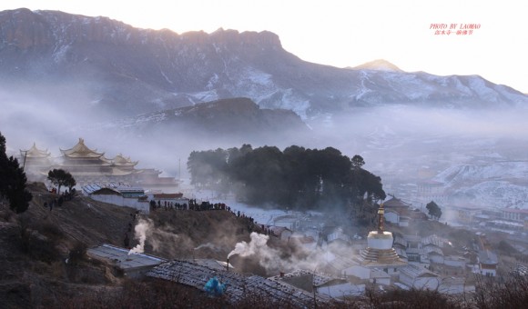 甘南郎木寺正月十三瞻佛节