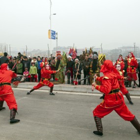 陇县社火---链枷社火
