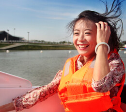 无意中的美——快艇瞬间