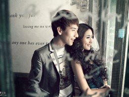 我们俩拍了韩风写真