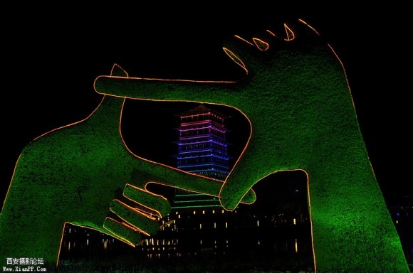 世园会参赛作品—七彩长安塔